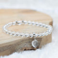 Bracelet "Amplificateur" en Cristal de Roche (Cœur en Quartz)