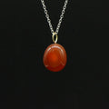 Pendentif "Ancrage Doux"Roulé en Cornaline