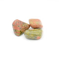 Pierre roulée "Apprentissage" en Unakite (Lot de 40g)