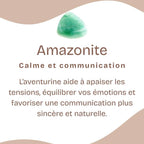 Bracelet "Apaisement" en Amazonite du Brésil Chip