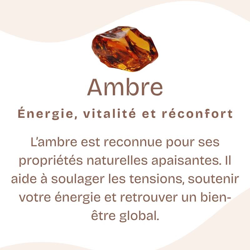 Pendentif "Renforcement" en Ambre, ARGENT 925 : AMB8