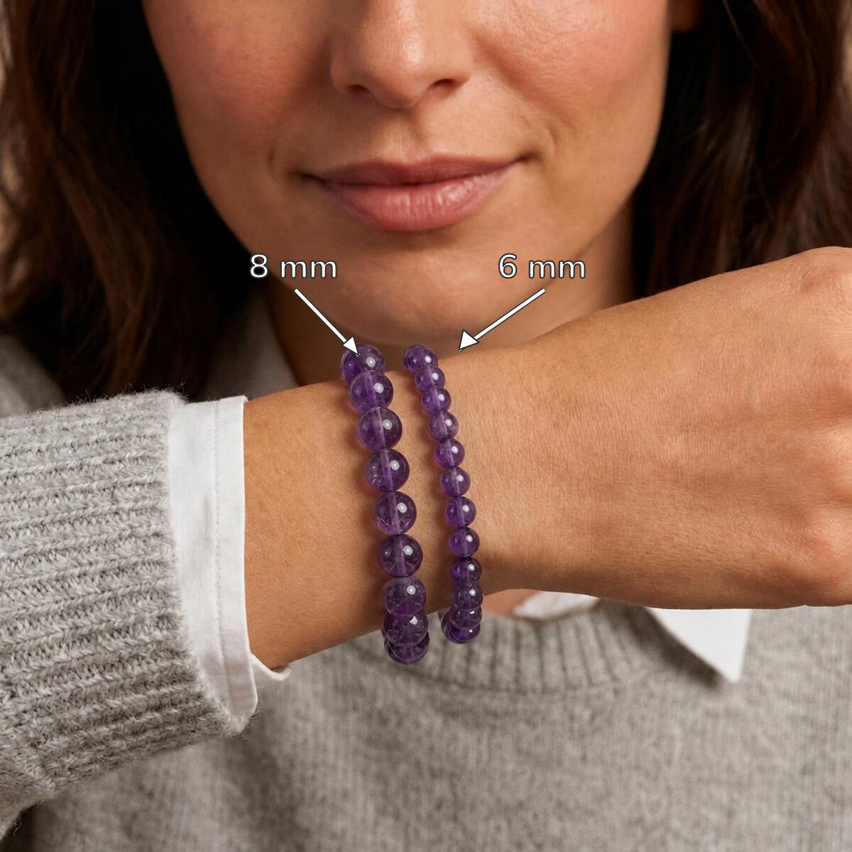 Bracelet "Anti stress" en Améthyste