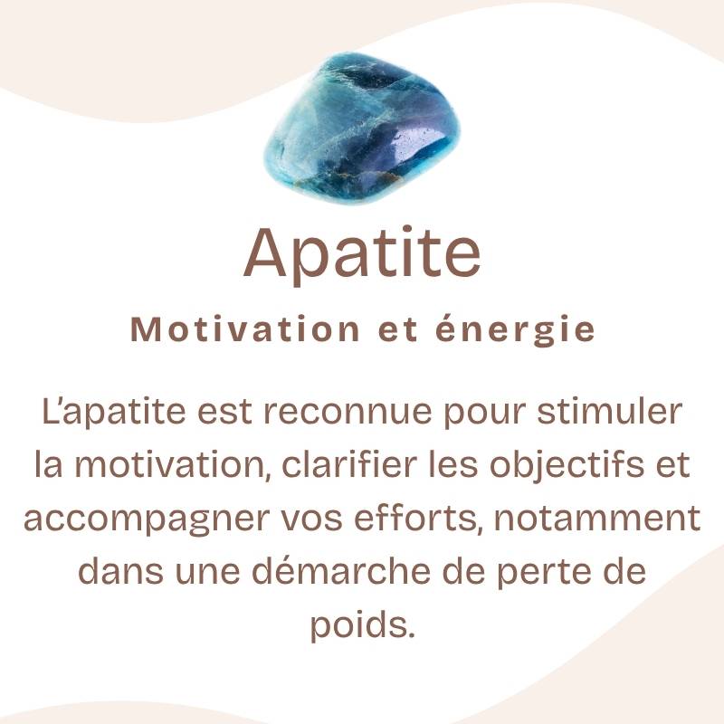 Galet "Motivation" en Apatite