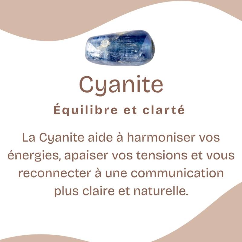 [EXCEPTIONNEL] Bracelet Accord" en Cyanite AA