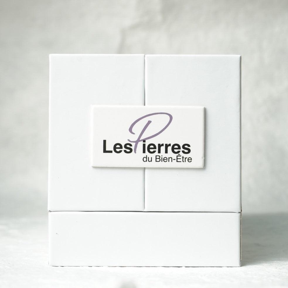 Bougie "Fleurs de Printemps" en Quartz Rose - lespierresdubienetre