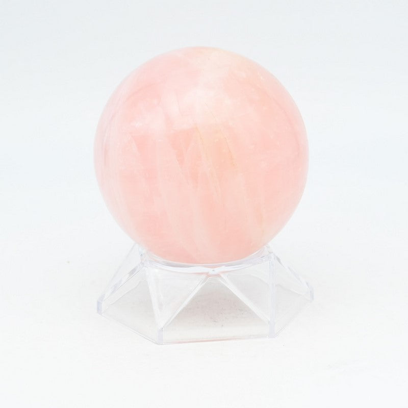 Sphère de Quartz Rose (550g) Ref : SR3