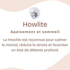 Bracelet Boho "Perles de Patience" en Howlite