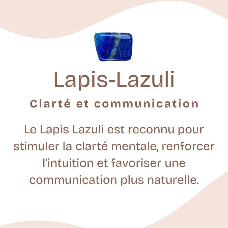 Boucles d'oreilles "Contrôle" en Lapis Lazuli Goutte (Argent 925)