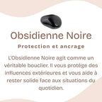 Bracelet "Bouclier" en Obsidienne & Argent 925 - Pièce de Bijouterie -