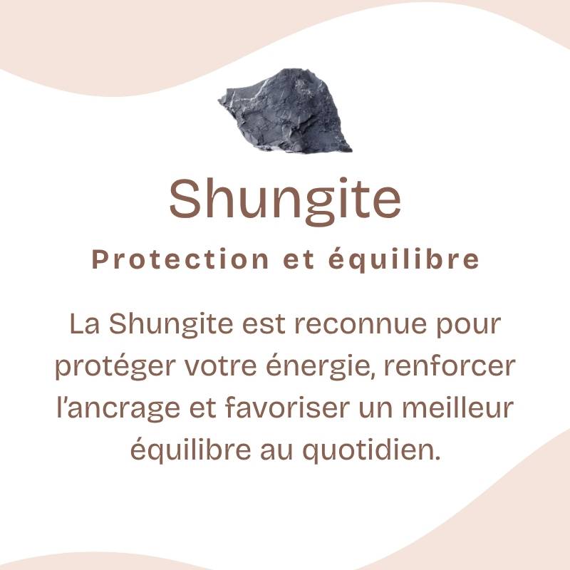 Bracelet "Barrière" en Shungite