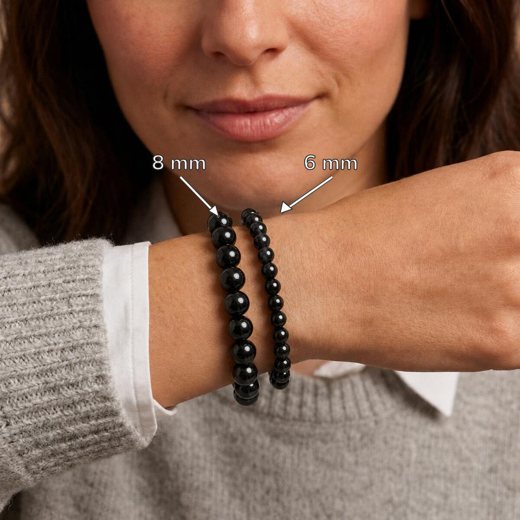Bracelet "Absorption" en Tourmaline Noire