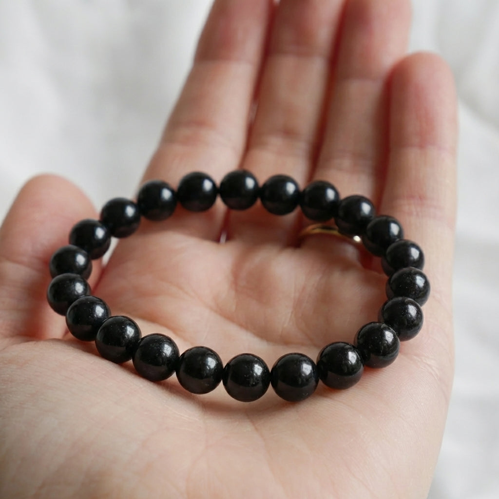 Bracelet "Évolution" en Jais