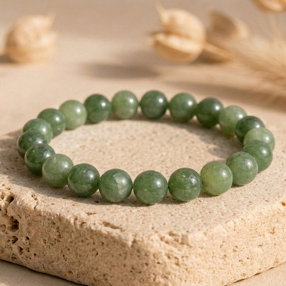 Bracelet "Méditation" en Jade Néphrite