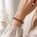 Bracelet "Protecteur" en Jaspe Rouge