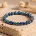 Bracelet "Libération" en Azurite-Malachite