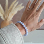 Bracelet "Communication" en Calcédoine