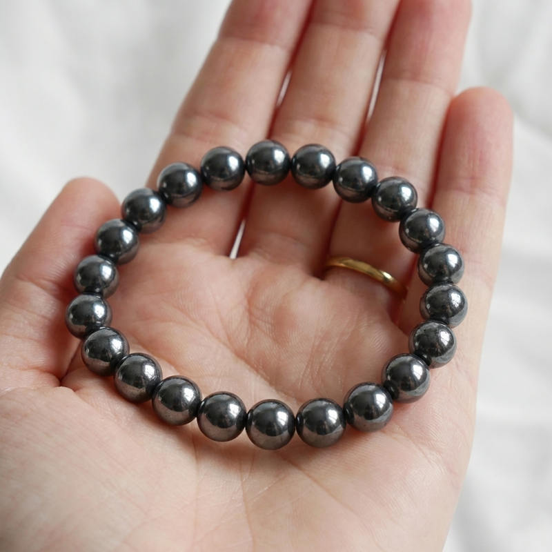 Bracelet "Dissipation" en Hématite