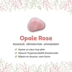Vertus de la pierre : Opale Rose