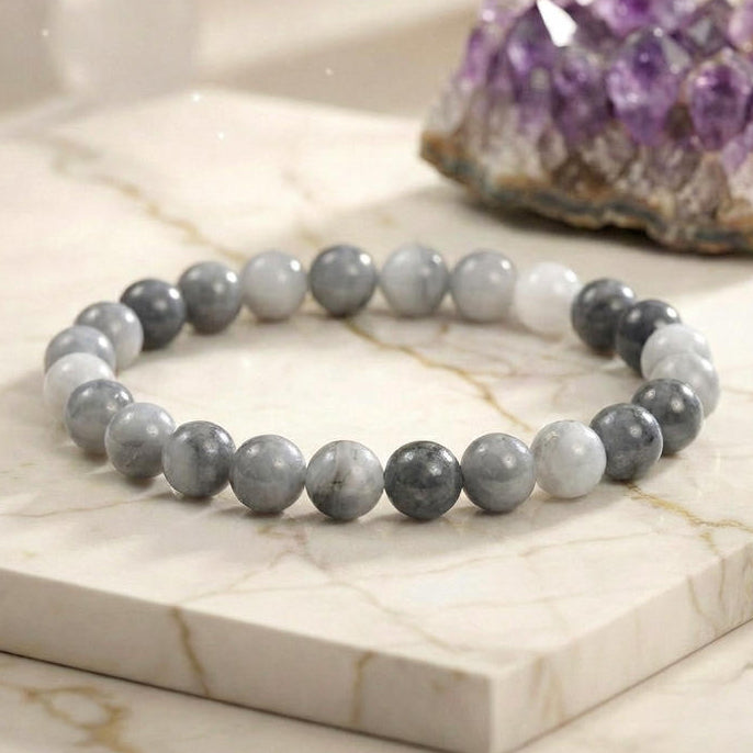 Bracelet "Calme et Protection" en Œil-de-Faucon