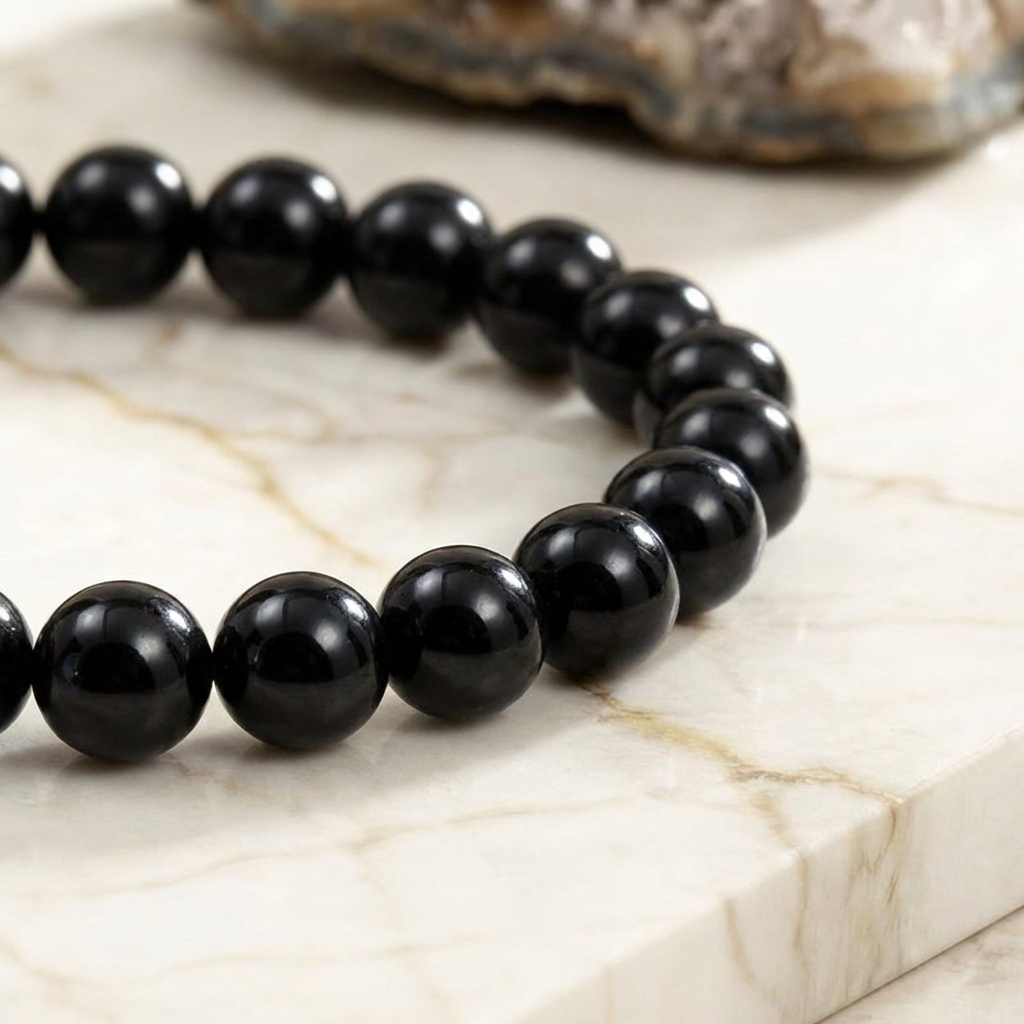 Bracelet "Évolution" en Jais