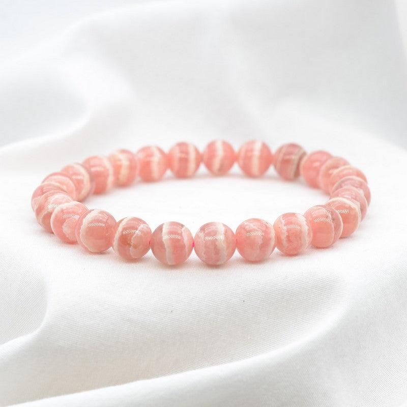 [PIÈCE RARE] Bracelet en Rhodochrosite AAA - lespierresdubienetre