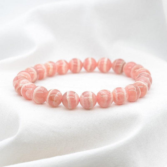 [PIÈCE RARE] Bracelet en Rhodochrosite AAA - lespierresdubienetre