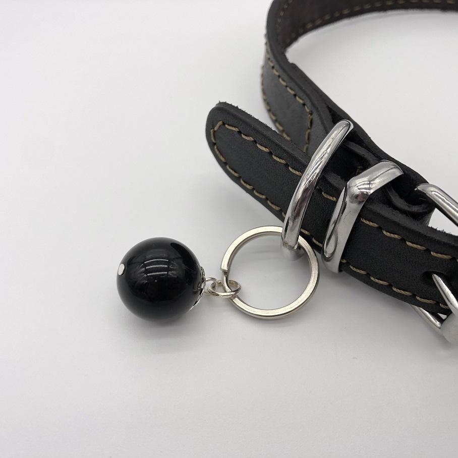 Bijoux pour animaux en Obsidienne Oeil Céleste - lespierresdubienetre