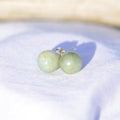 Boucles d'oreilles "Bonheur" en Aigue-Marine (Argent 925)