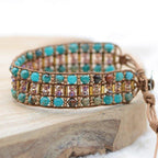 Bracelet Boho "Féminité et Protection" - lespierresdubienetre