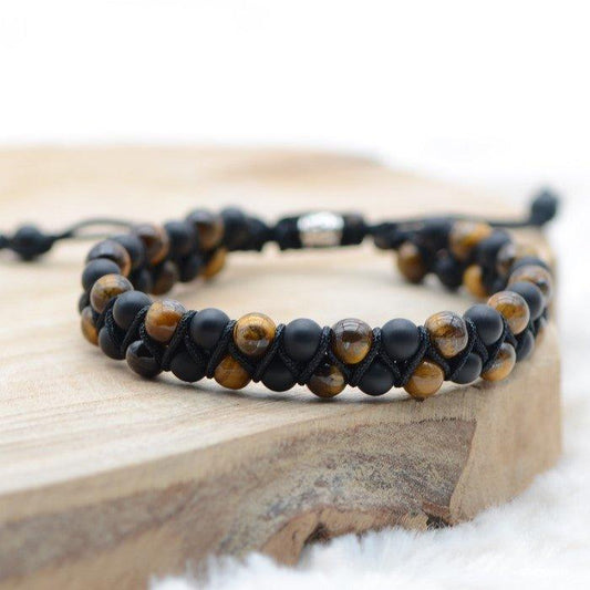 Bracelet Boho "Force et Confiance" - lespierresdubienetre