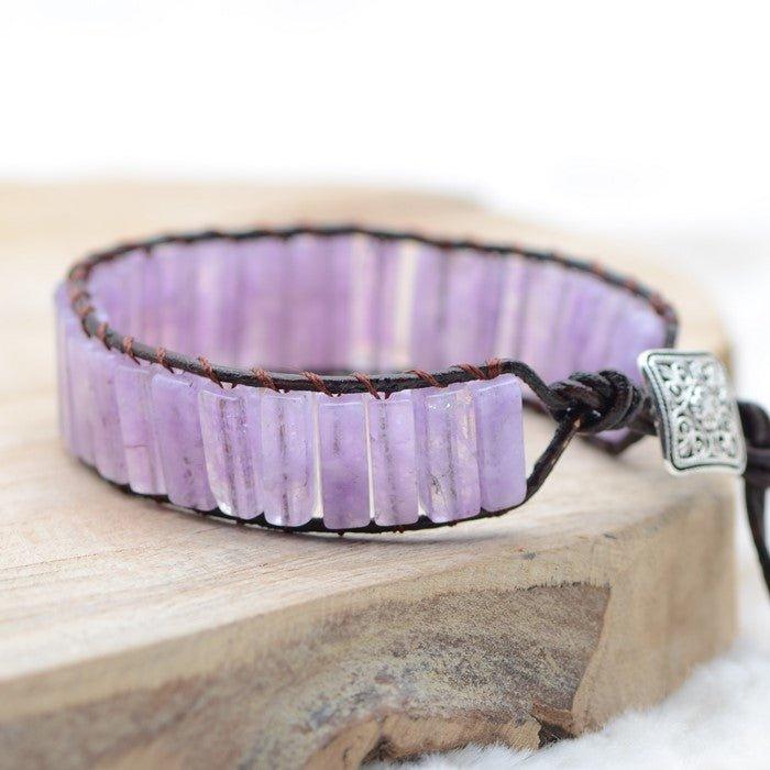 Bracelet Boho "Force et Sagesse" - lespierresdubienetre