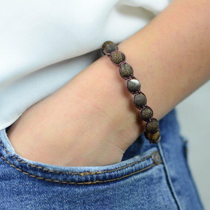 Bracelet Boho "Racine" - lespierresdubienetre