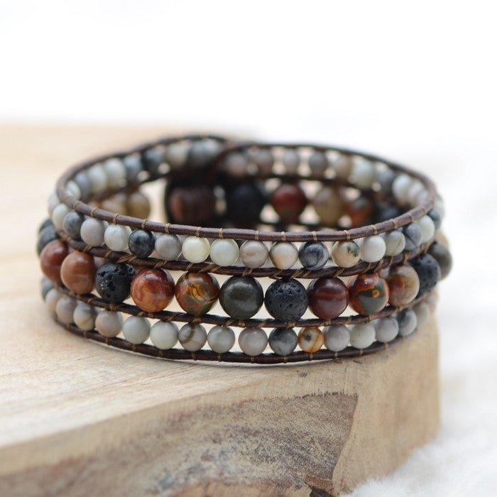 Bracelet Boho "Volonté et Désir" - lespierresdubienetre