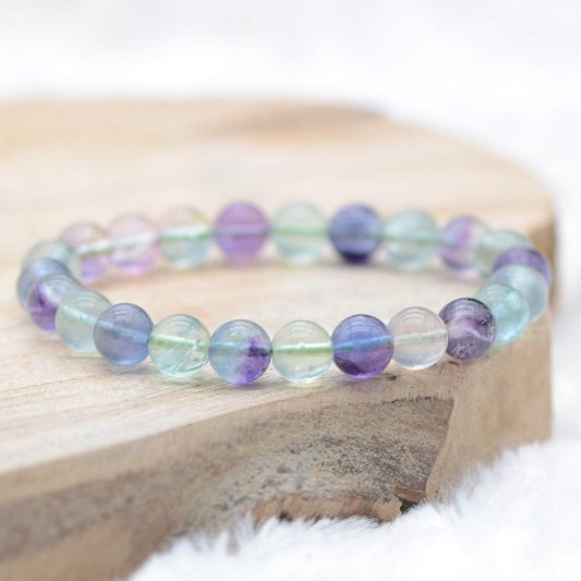 Bracelet "Concentration" en Fluorite - lespierresdubienetre