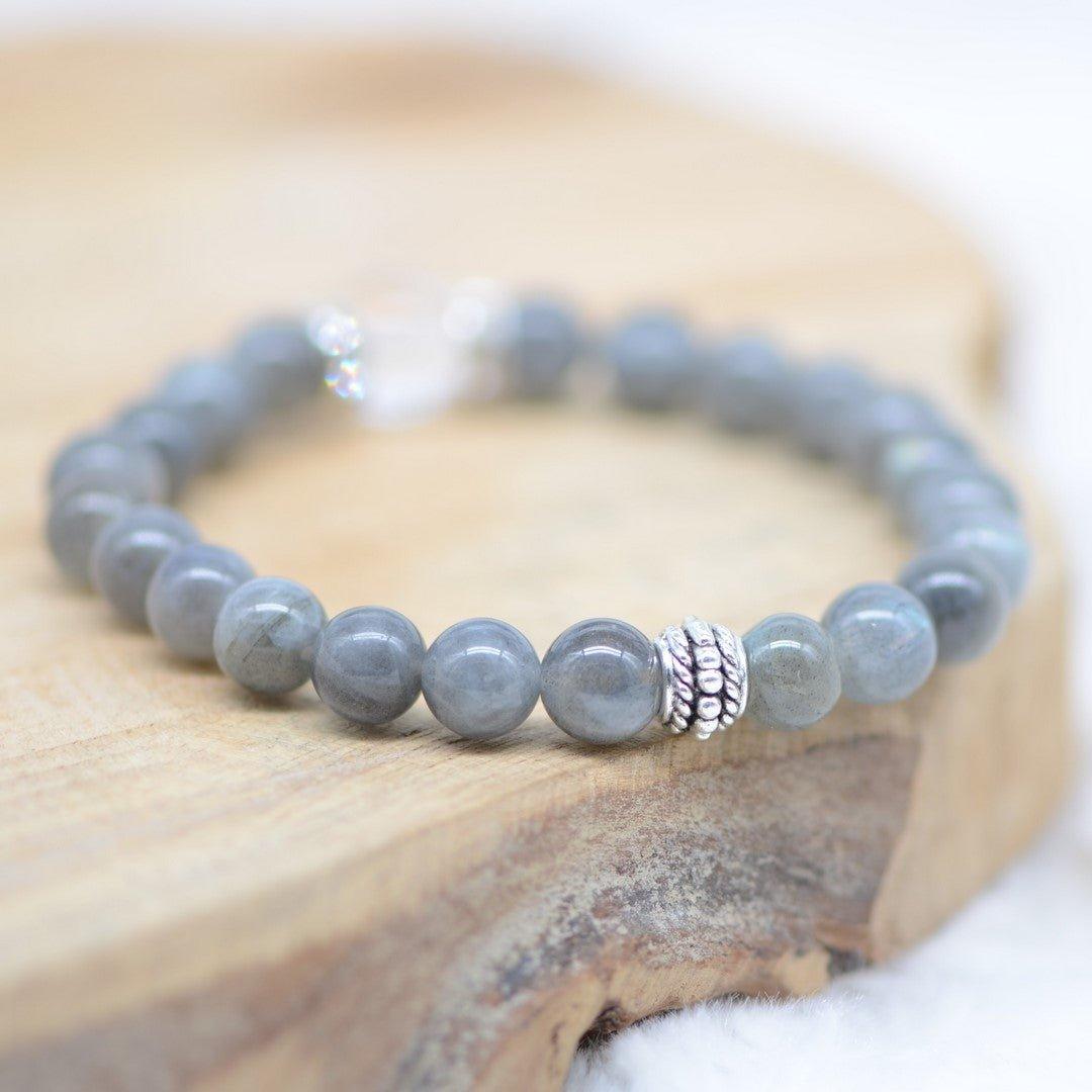 Bracelet Cristal "Protection" en Labradorite - lespierresdubienetre