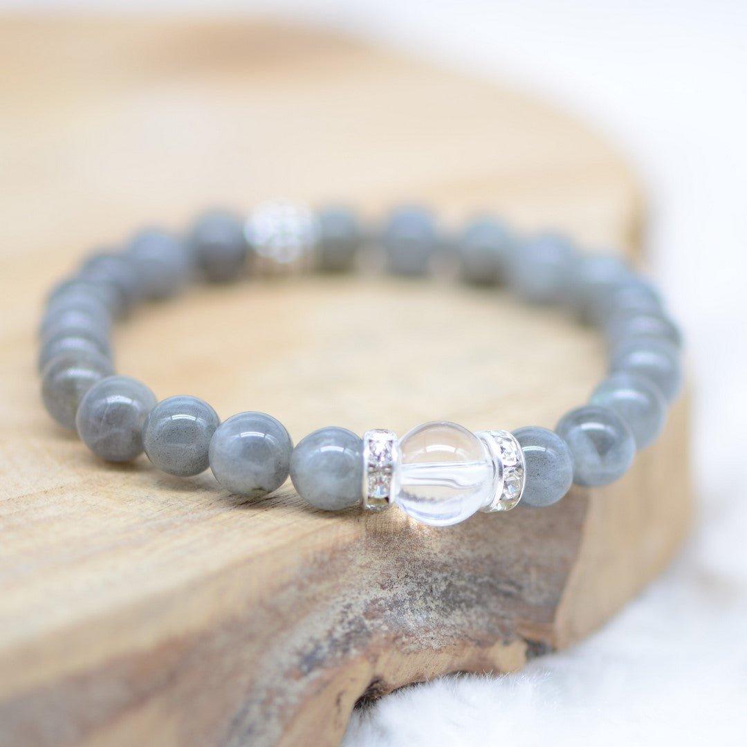 Bracelet Cristal "Protection" en Labradorite - lespierresdubienetre