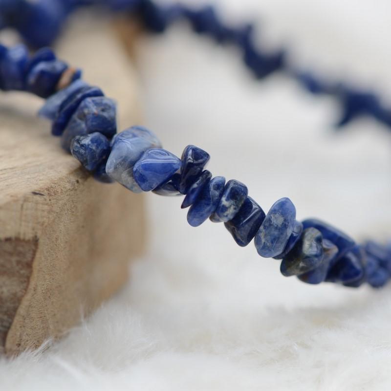 Bracelet "Maîtrise" en Sodalite Chip - lespierresdubienetre