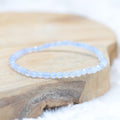 Bracelet "Motivation" en Apatite Bleue Clair à facettes