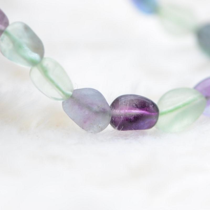 Bracelet roulé "Concentration" en Fluorite - lespierresdubienetre