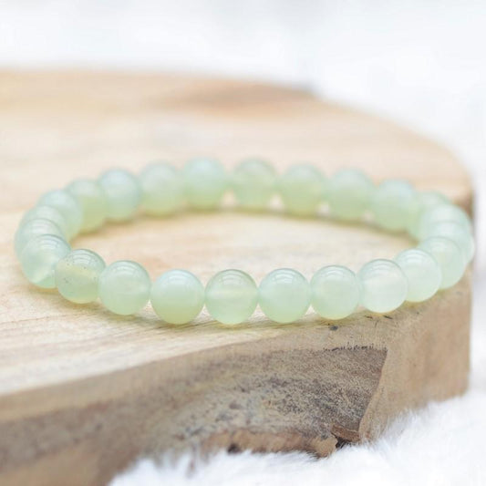 Bracelet "Sérénité" en Jade - lespierresdubienetre