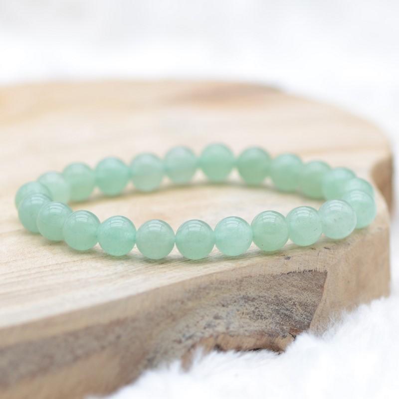 Bracelet "Tranquillité" en Aventurine - lespierresdubienetre