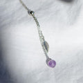 Collier "Sagesse" en Améthyste Feuille Argent 925