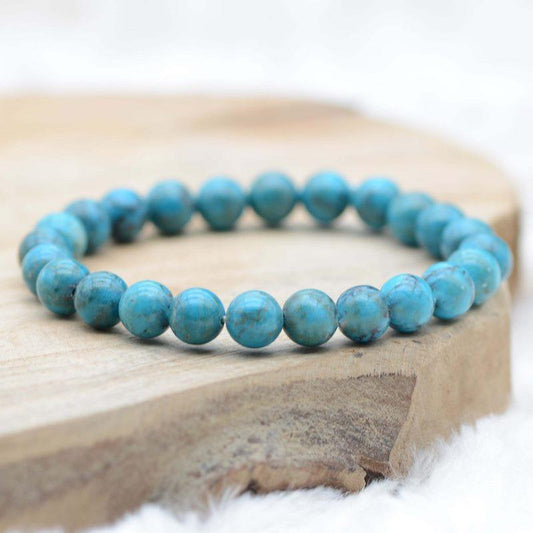 [EXCEPTIONNEL] Bracelet "Positif" en Turquoise Kingman - lespierresdubienetre