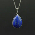 Pendentif "Contrôle" en Lapis Lazuli Goutte - lespierresdubienetre