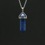 Pendentif "Contrôle" Pointe en Lapis Lazuli - lespierresdubienetre