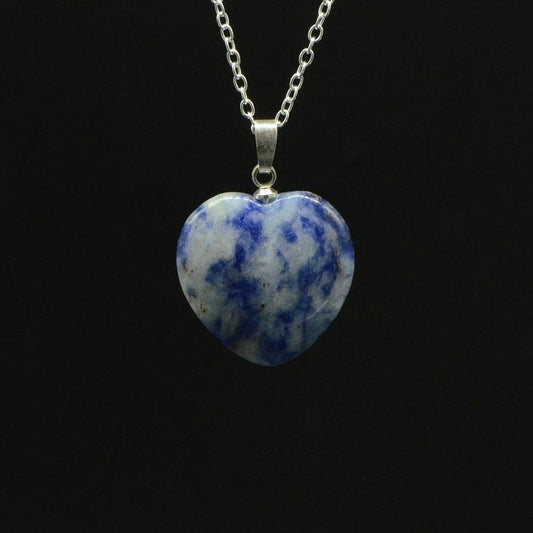 Pendentif "Maîtrise" Coeur en Sodalite - lespierresdubienetre