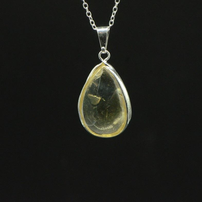 Pendentif "Réussite" Goutte en Citrine - lespierresdubienetre