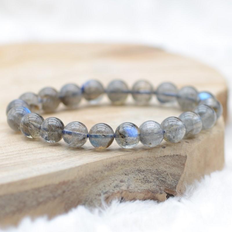 [PIÈCE RARE] Bracelet en Labradorite AAA - lespierresdubienetre