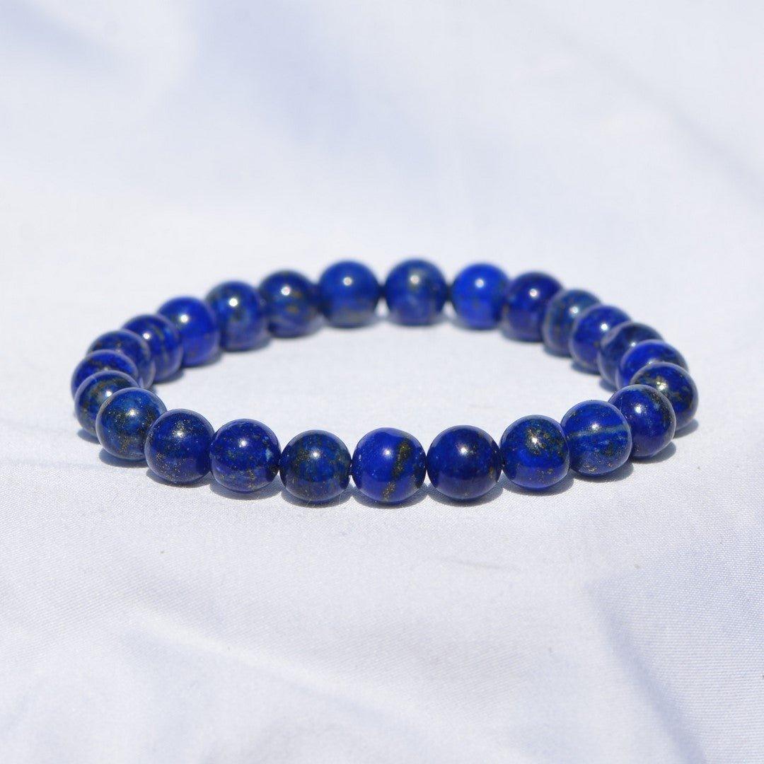 [PIÈCE RARE] Bracelet en Lapis Lazuli AA+ - lespierresdubienetre