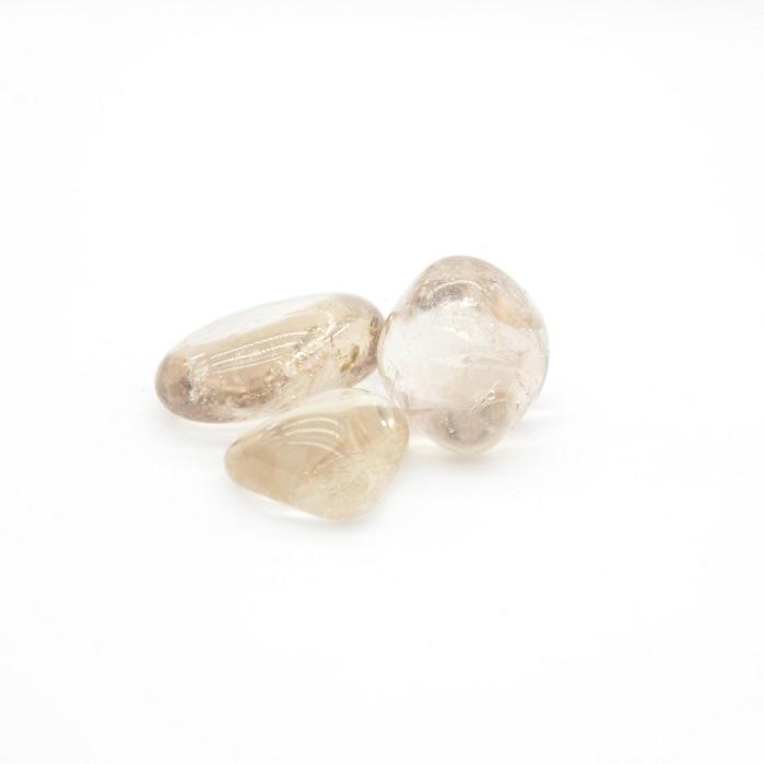 Pierre roulée "Amplificateur" en Cristal de Roche (Quartz) (Lot de 30g) - lespierresdubienetre